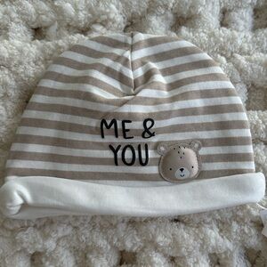 3D Bear Patch Baby Beanie